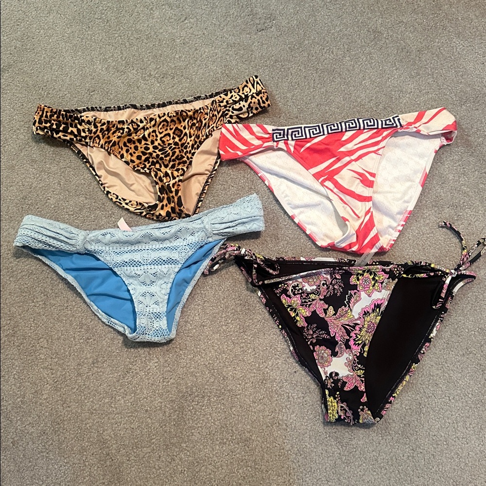 Set of Four Stylish Bikini Bottoms from Victoria’s Secret